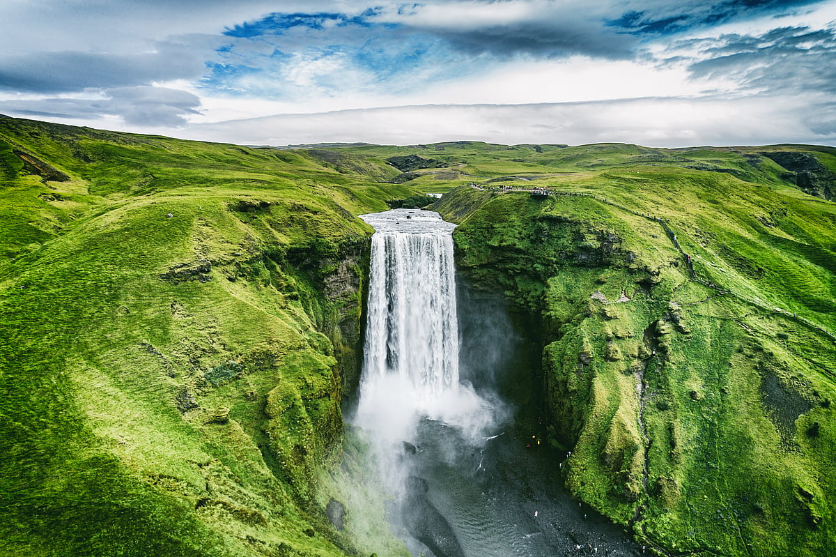 Skogafoss waterfall, Iceland